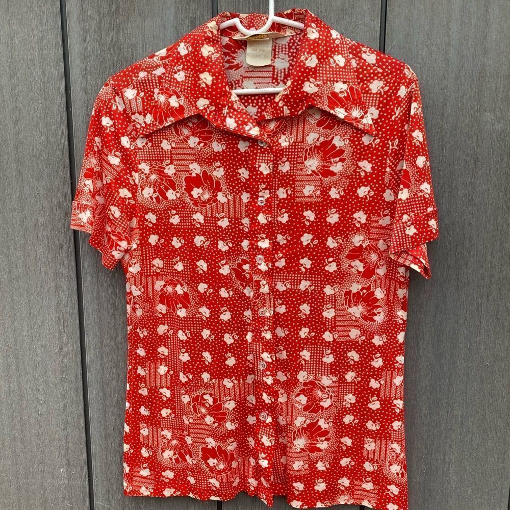 Vintage Kokobay Polyester Top - Picture 7 of 8